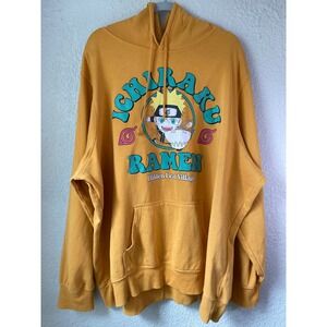 Rare Naruto Shippuden Ichiraku Ramen Hidden Leaf Village Hoodie 3XL 2000's‎ Era